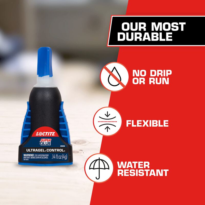 Super Glue Loctite Ultra Gel Control, 4 Ml, Tra... image number null