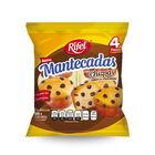 MANTECADAS CHISPAS DE CHOCOLATE 4 PZAS