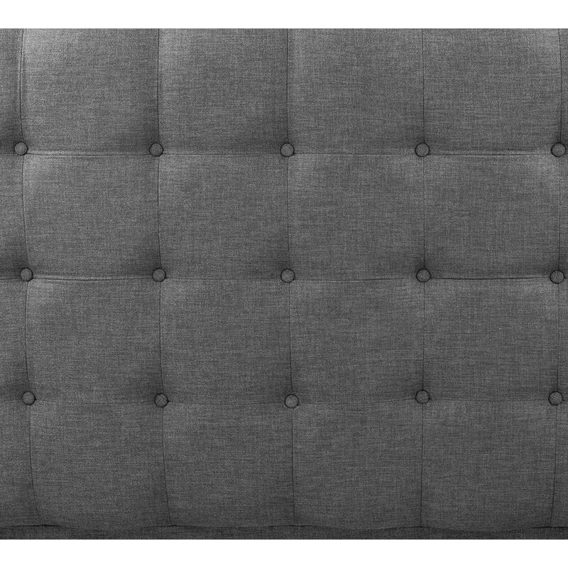 Cabecera King Size Trinity Bruks Gris Oscuro image number null