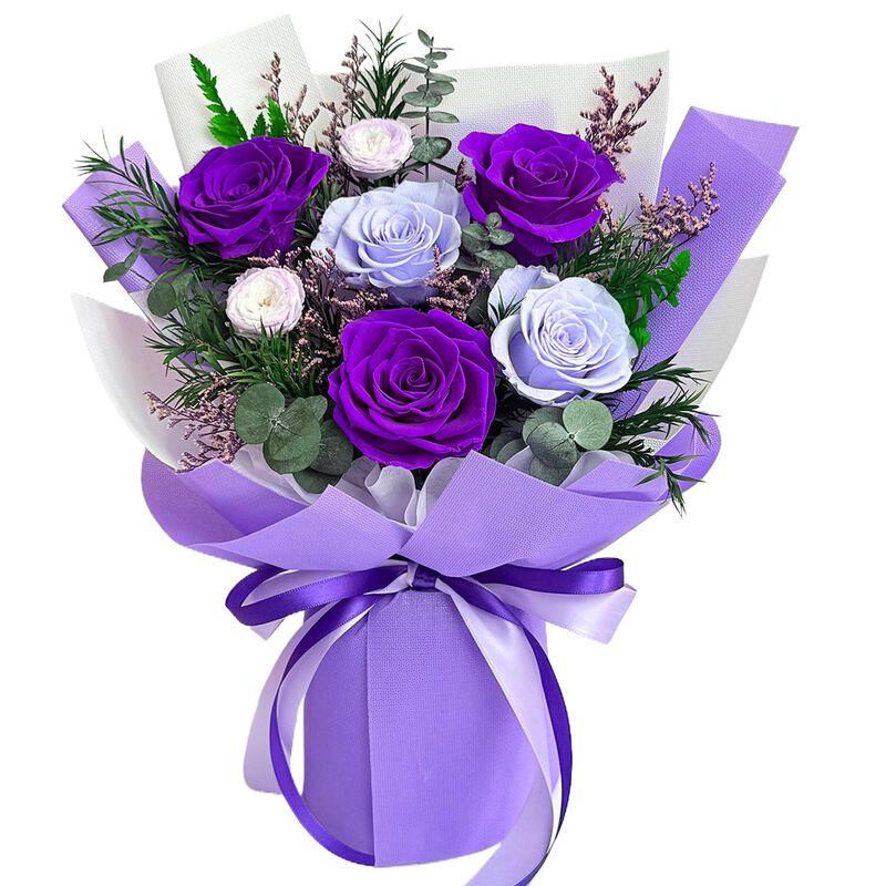 Ramo De Flores Preservadas Vrioca - Regalo De C... image number null