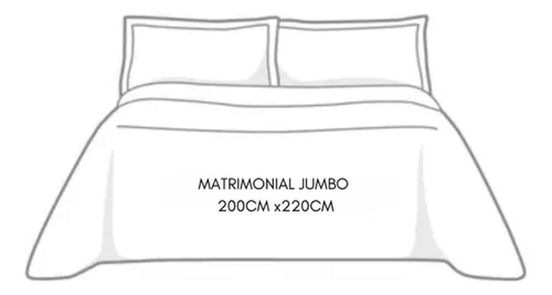 Edredon Conejo Y Liso 2x1 Doble Vista Matrimoni... image number null