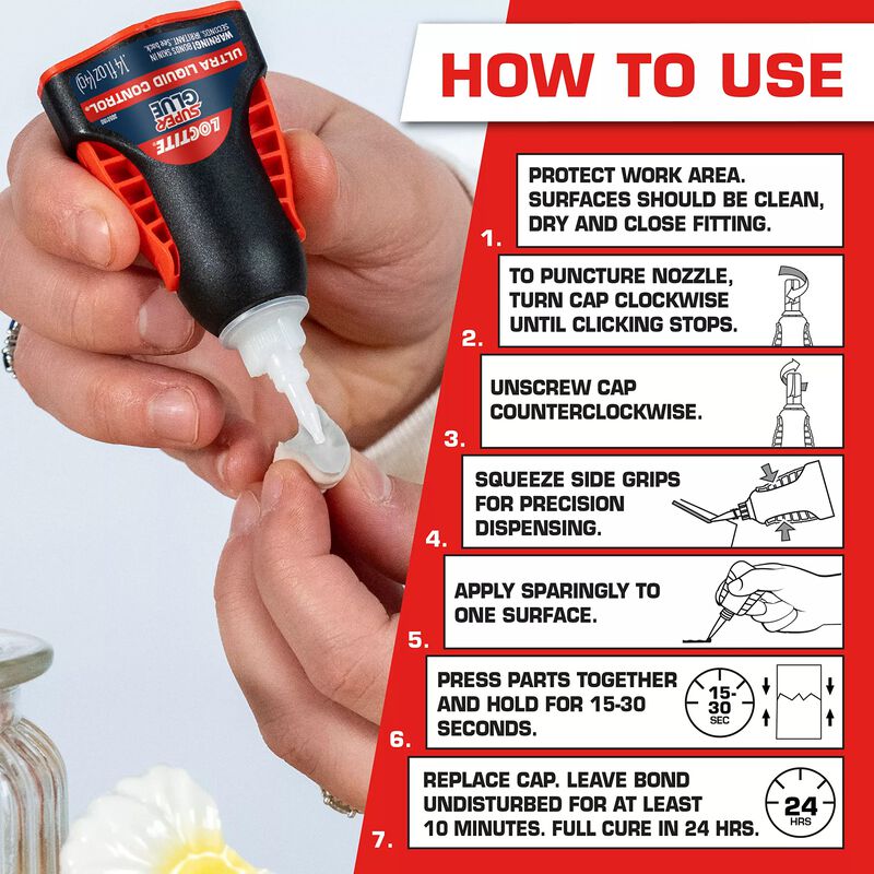 Super Glue Loctite Ultra Liquid Control, 4 Ml, ... image number null