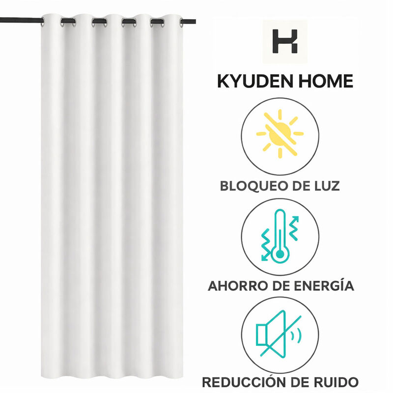 Cortinas Blackout Para Bloquear Luz Y Ruido Bla... image number null