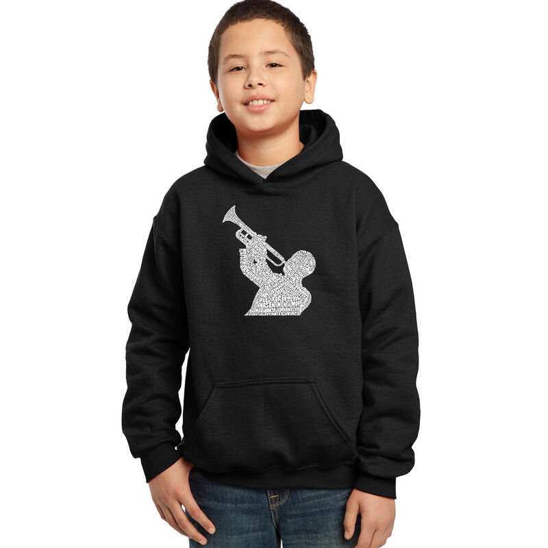 Sudadera Con Capucha Word Art Para Ni&ntilde;o - Cl&aacute;si... image number null