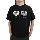 Camiseta Word Art Para Ni&ntilde;o - California Shades - Negro