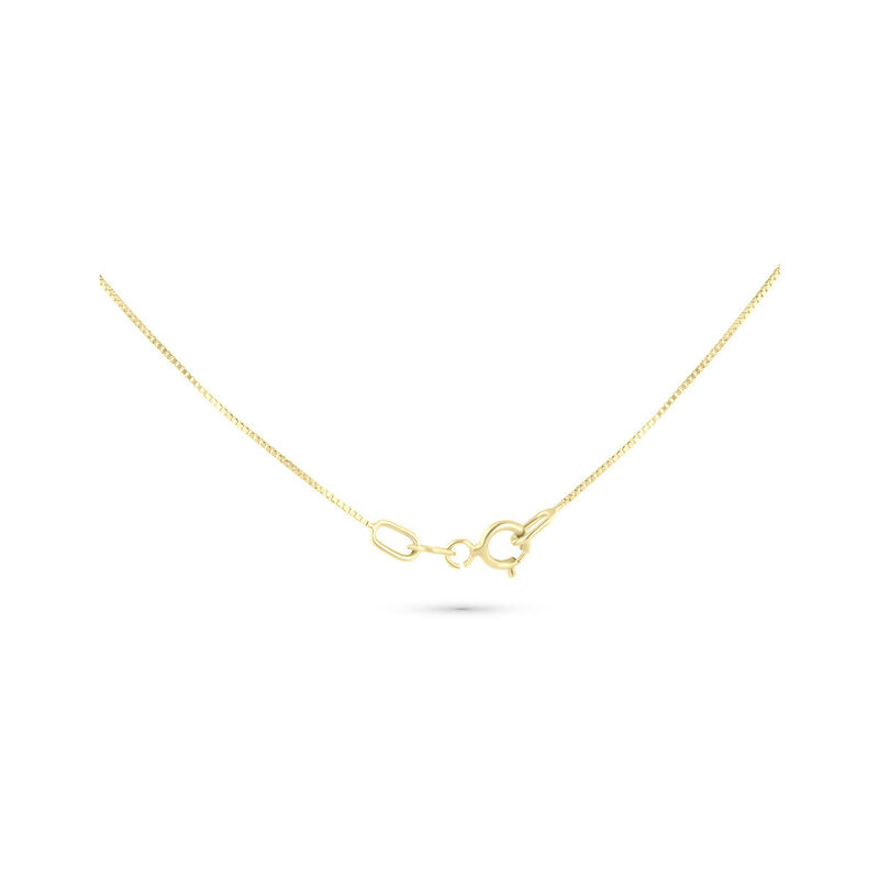 Dije Oro Amarillo 14k Con Cadena C/zirconia Cor... image number null