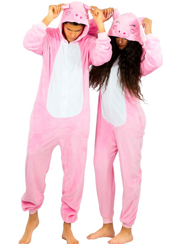 Pijama Mameluco Adultos Y Ni&ntilde;o Invierno Pijamas... image number null