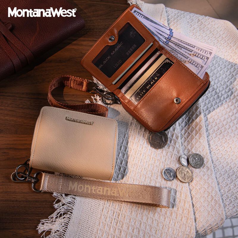 Monedero Montana West Para Mujer Peque&ntilde;a Con Pu... image number null