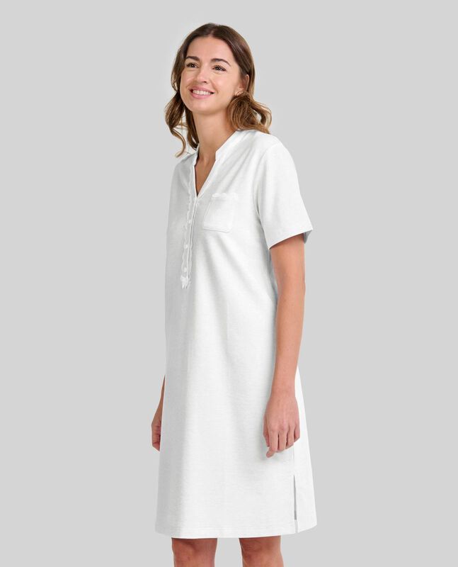 Camis&oacute;n Lencero Pata M/C Marfil image number null