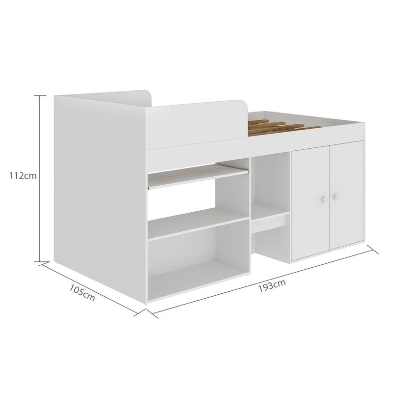 Cama Multifuncional Individual C/Mesa De Estudi... image number null