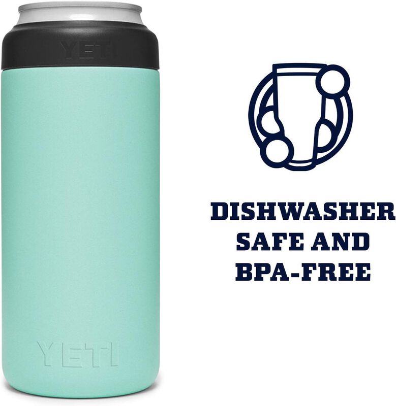 Yeti Rambler Colster Slim, 12oz, Espuma De Mar image number null