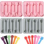 Molde De Silicona Nuogo 4 Pack &ndash; Figuras 3d De Animales Y Flores