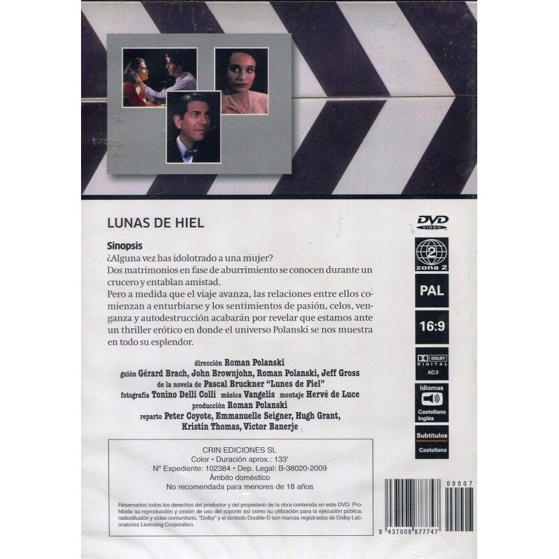 Lunas De Hiel [descat.] [dvd] image number null
