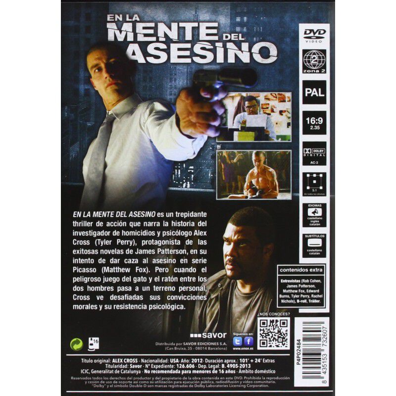 En La Mente Del Asesino (dvd) image number null