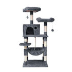 Torre para Gatos de 1.5 m con Multiples Niveles Gris Bluelander