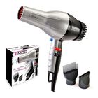Secadora De Cabello Profesional Ceramic Tourmaline Timco Con 2 Boquillas Tcs-2000 Color Plateado/neg