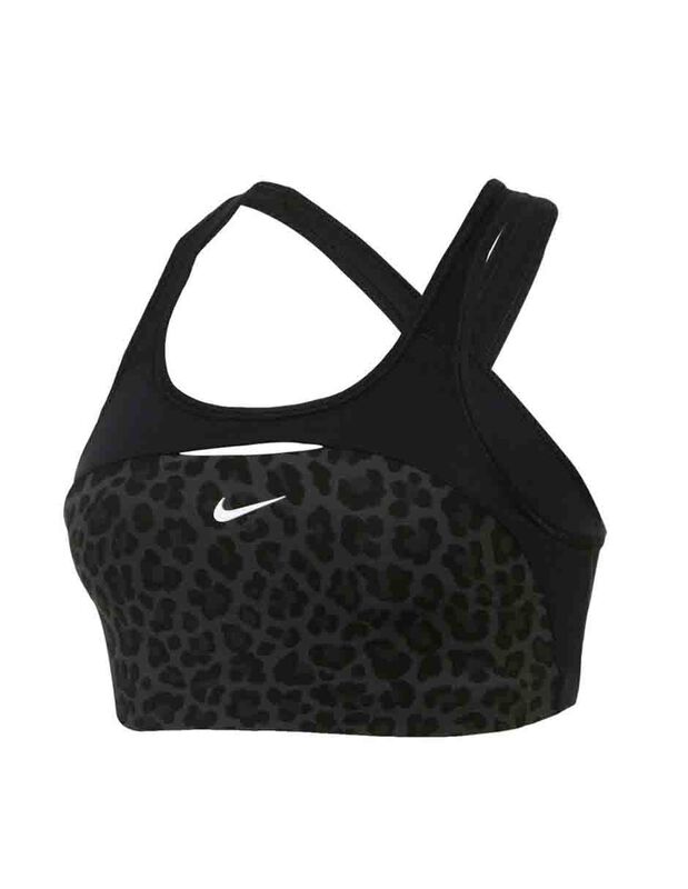 Top Dama Deportivo Nike Swoosh Negro DM0633070 image number null