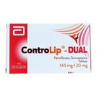 Controlip Dual 30 Tabletas 145/20mg
