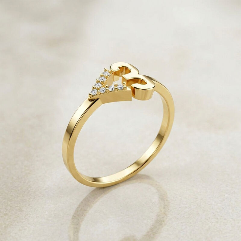 Anillo De Compromiso - Pav&eacute; - Mio36-rg-cz image number null