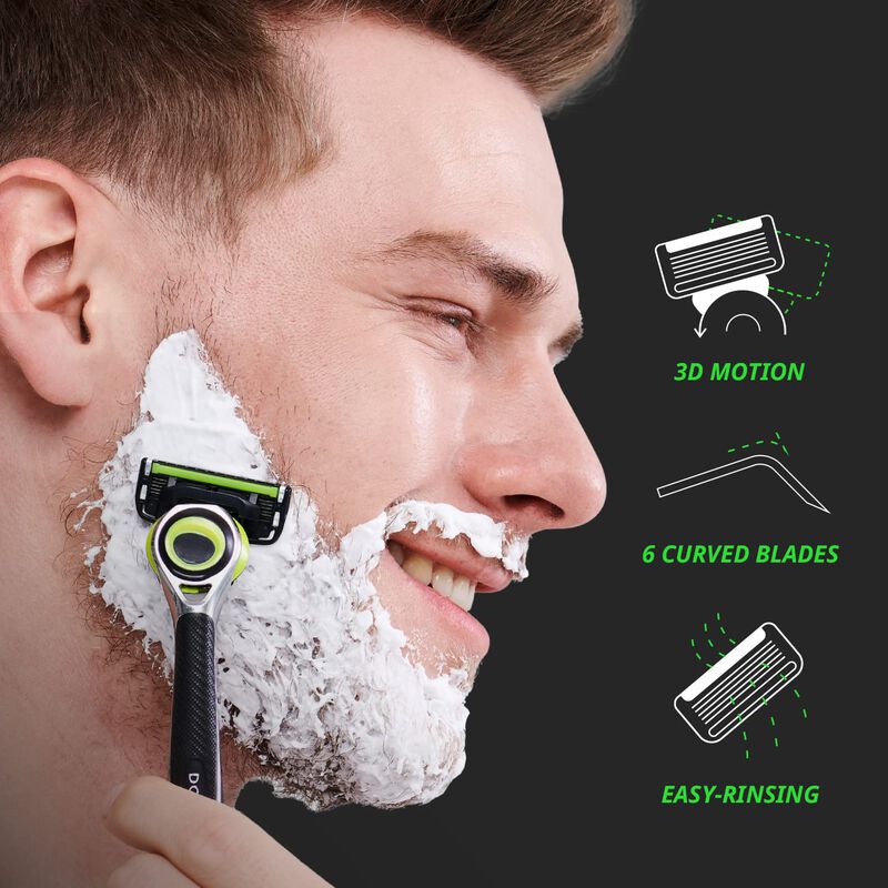 Razor System Dorco Pace 6 Pro 3d Motion, 1 Mang... image number null