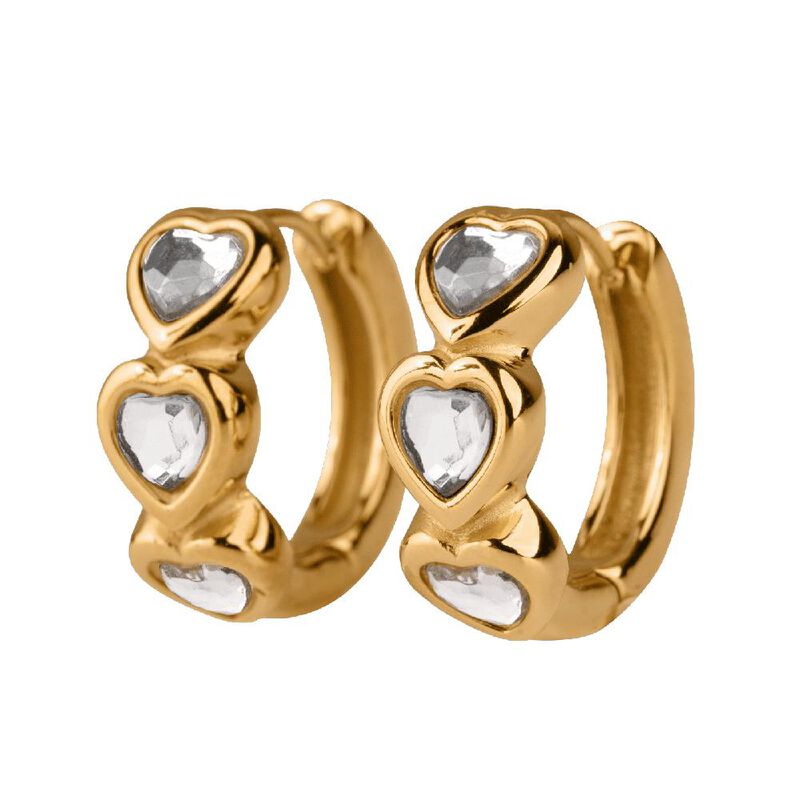 Aretes Vale LuckyLy Arracadas con Corazones Ace... image number null