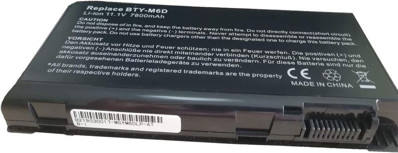 Bater&iacute;a De Port&aacute;til Hbfvg Bty-m6d 11.1v 7800mah image number null