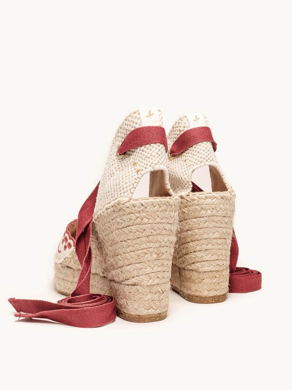 Romero Cu&ntilde;a Alta Lona Bordada Granate image number null