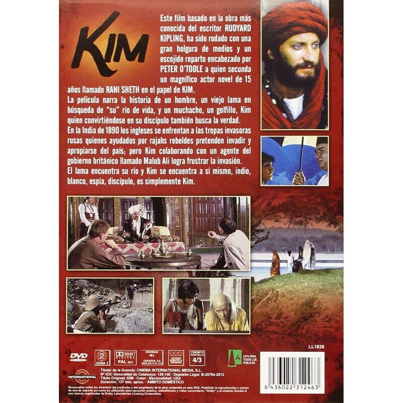 Kim [dvd] (1984) image number null