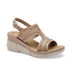 Maxim sandalia cu&ntilde;a para mujer beige cod 140611-E