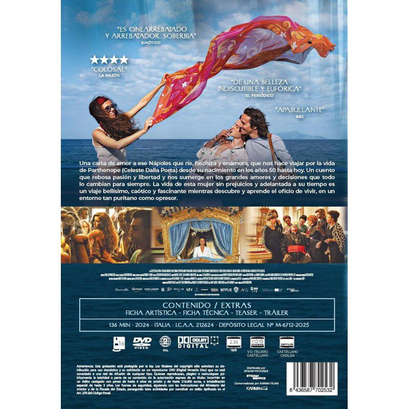 Parthenope [DVD] (2024) image number null