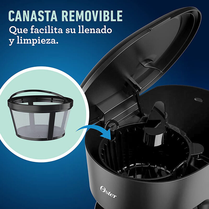 Cafetera Oster B&aacute;sica 12 Tazas Filtro Permanent... image number null
