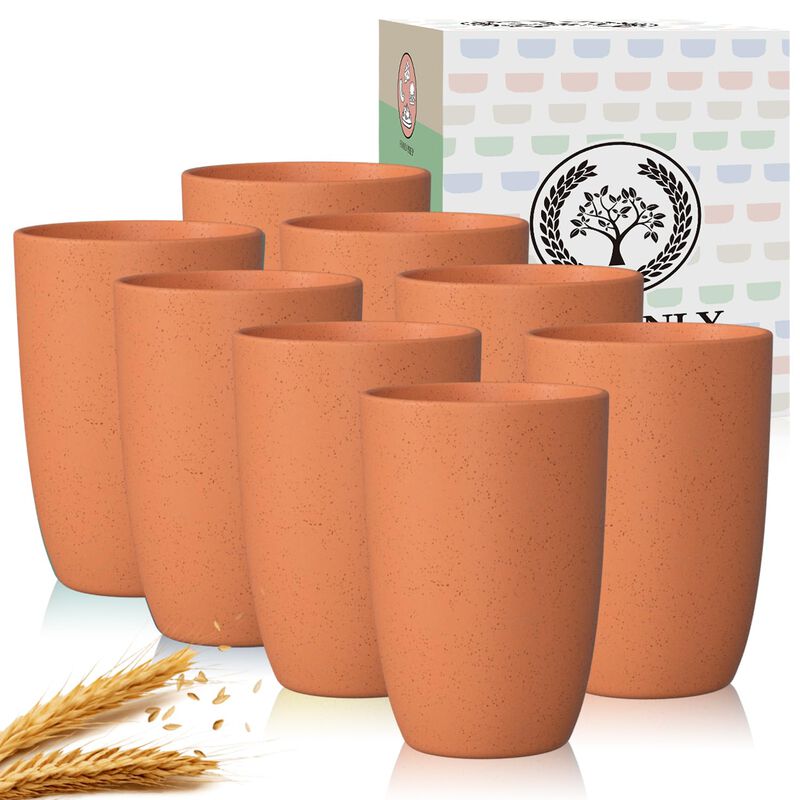 Vaso Reutilizable Homienly 568 ml Naranja &ndash; Pac... image number null
