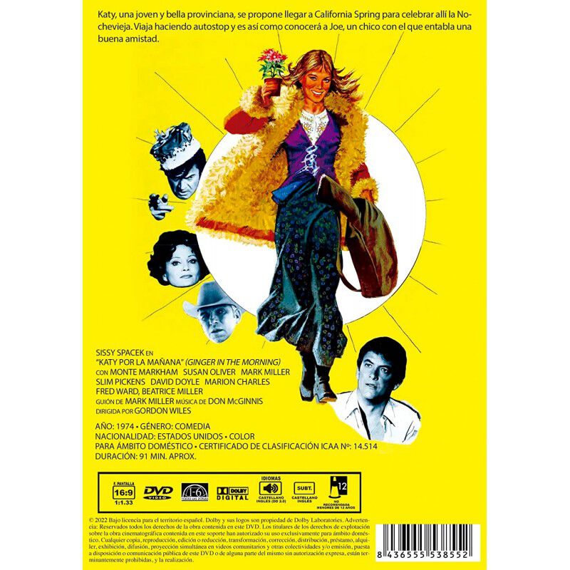 Katy Por La Ma&ntilde;ana [dvd] (1974) Ginger Por La M... image number null