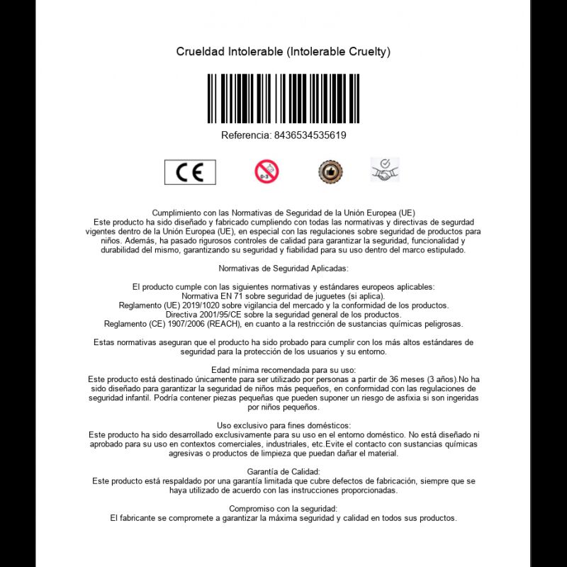 Crueldad Intolerable (intolerable Cruelty) image number null