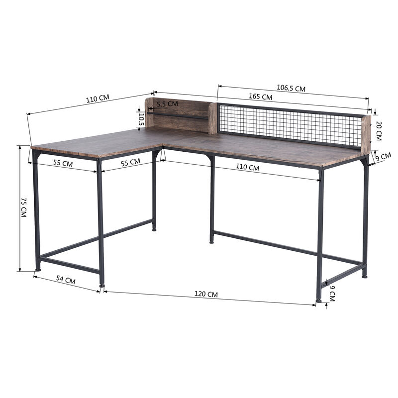 Escritorio en Forma de L FurnitureR image number null