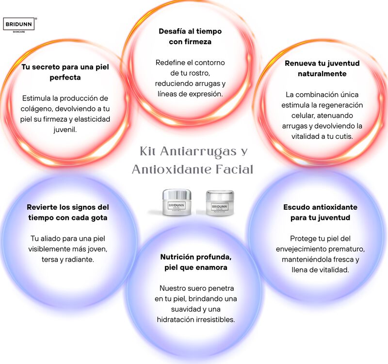 BRIDUNN Kit Natural Antiedad Facial | Crema Ant... image number null