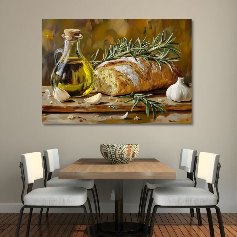 Cuadro Decorativo Impreso 40x60cm Culinaria Med... image number null