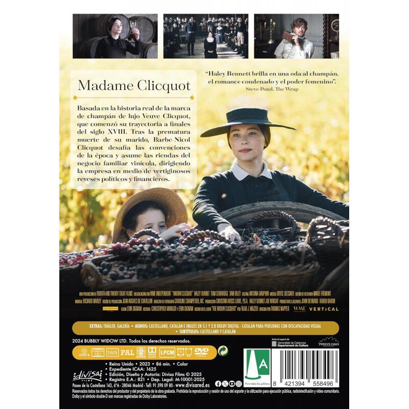 Madame Clicquot [DVD] (2023) La viuda Clicquot image number null