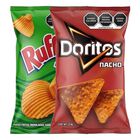 Ruffles Queso Familiar 185 G + Doritos Nacho Famil