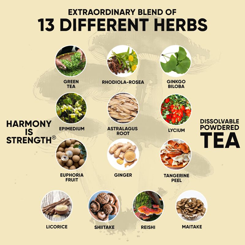 T&eacute; De Hierbas Harmony Is Strength 90 G 30 Porci... image number null
