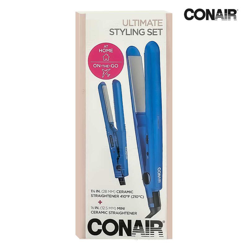 Set Plancha Y Mini Plancha Conair Tecnolog&iacute;a Ce... image number null