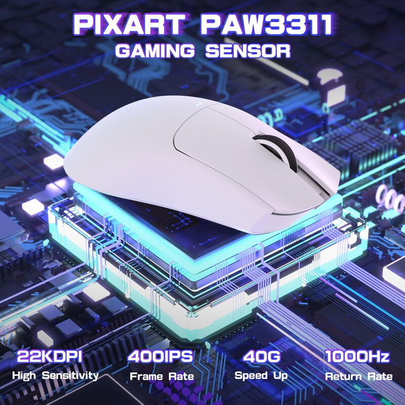 Rat&oacute;n Gamer Attack Shark X11SE Inal&aacute;mbrico 59g ... image number null
