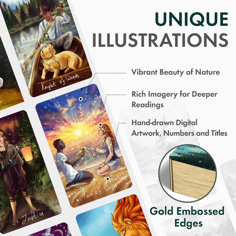 Cartas De Tarot Wyspell Wild Reflections Con Gu... image number null