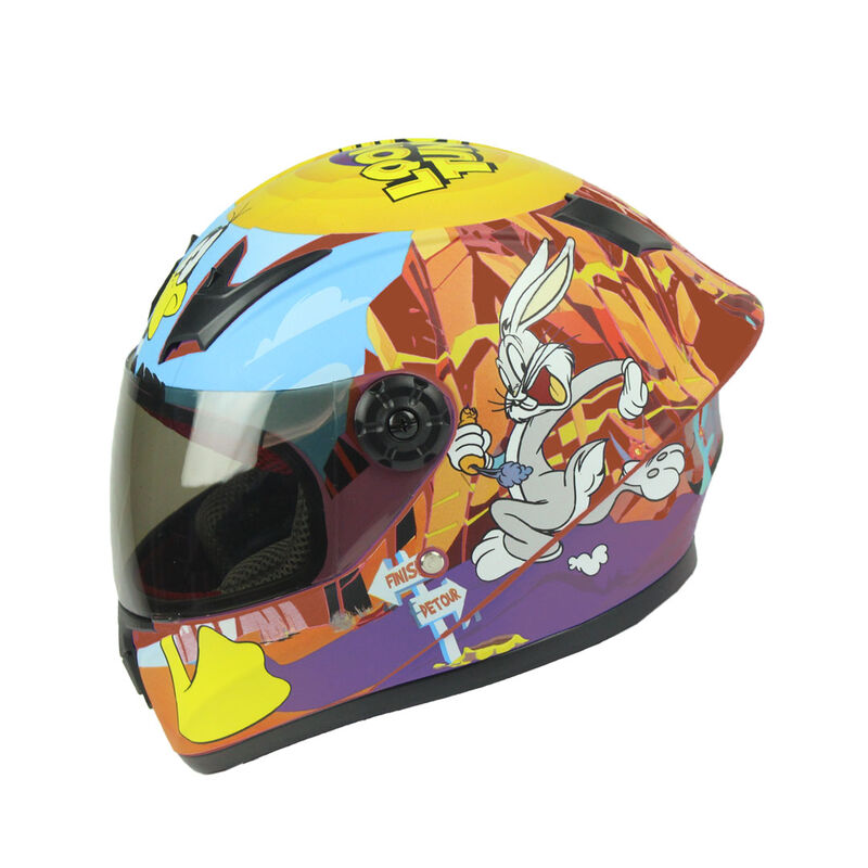 Casco Ni&ntilde;o Integral Looney Tunes Certificado Do... image number null