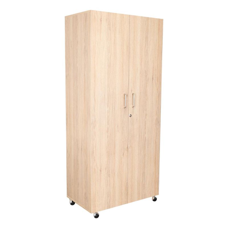 Closet Iker, Beige y Blanco, con Maletero y Rod... image number null