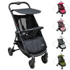 Carriola para Beb&eacute; Ligera Plegable Ruedas de Goma Cintur&oacute;n 5 Puntos Toldo Apta desde 12 Meses Hasta 16 kg Negro