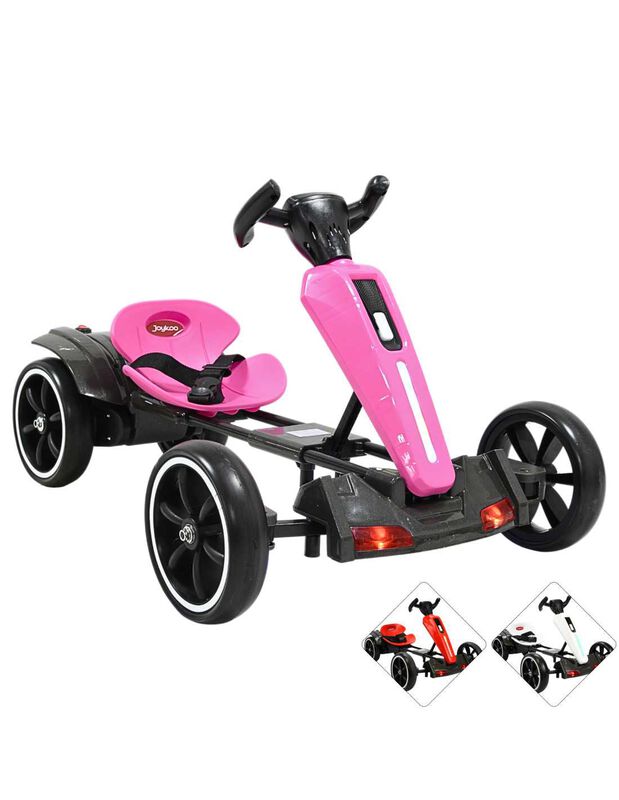 Montable Electrico para Ni&ntilde;os Go Kart Luz Sonid... image number null