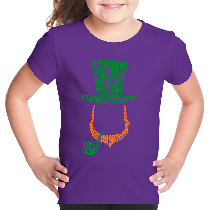 Camiseta Word Art Para Ni&ntilde;a - Duende Irland&eacute;s -... image number null
