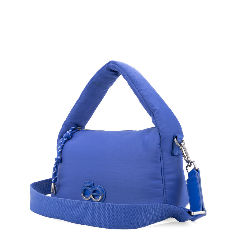Bolsa Crossbody Chica Look Puffy Color Azul image number null