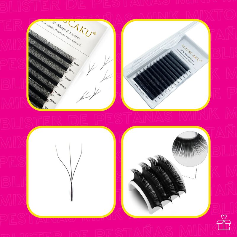 Blister Masscaku Prearmado Volumen 5d W Shape 8... image number null